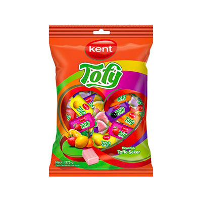 Tofy fruit candy 375 gr