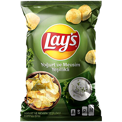 Lays yoghurt and seasonal greens - 107 g