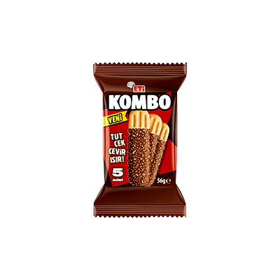 Kombo Coconut and Chocolate Coated Biscuits 56 gr